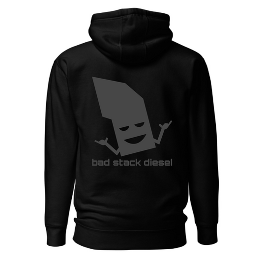 BAD STACK DIESEL - BLACK HOODIE